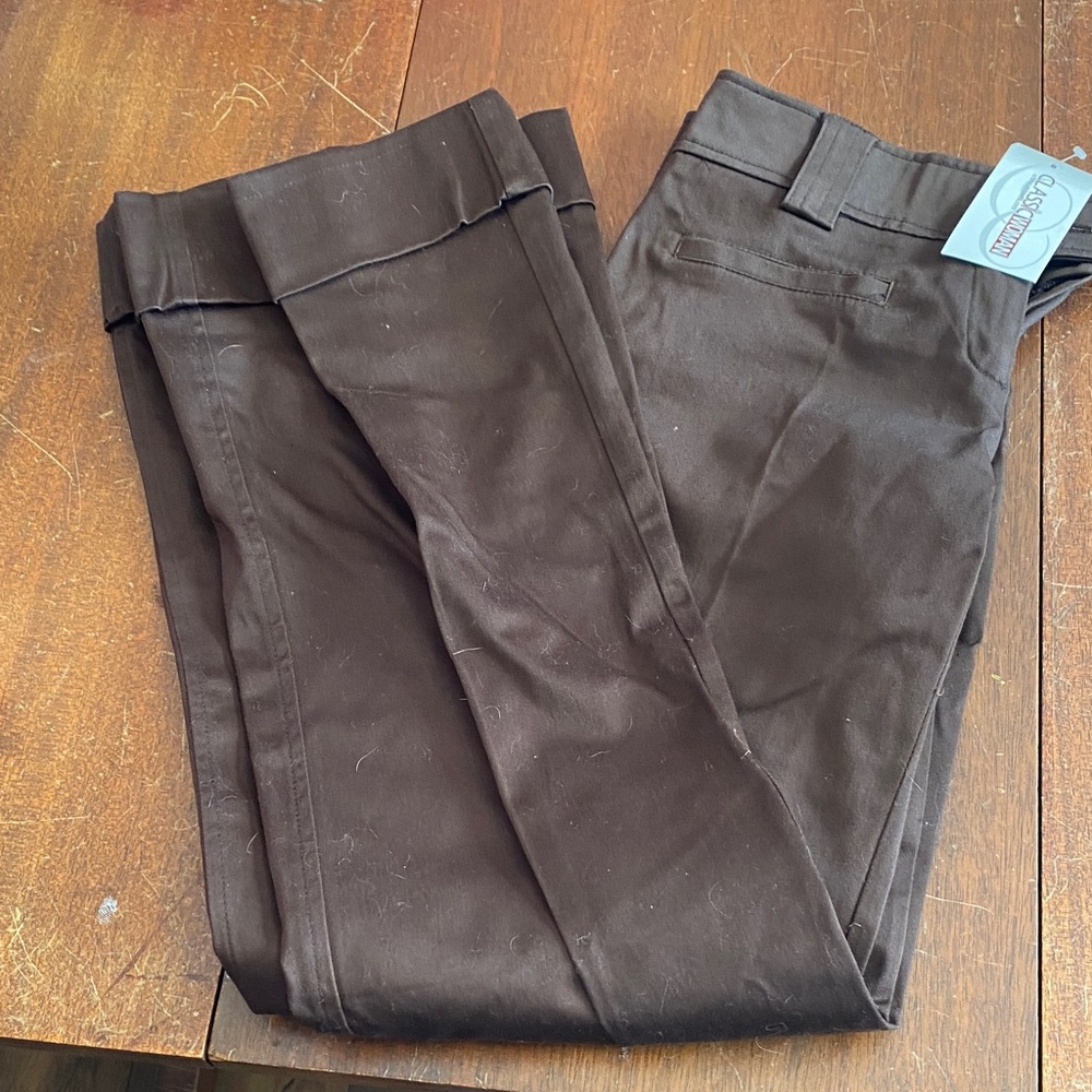 Classic Woman Black Straight Leg Pants